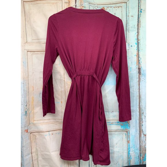 Bump Robe, Medium, Maroon, maternity - Picture 3 of 4